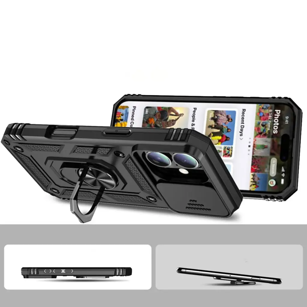 Панель BeCover Military для Apple iPhone 16 Plus Black (712154) - фото 3