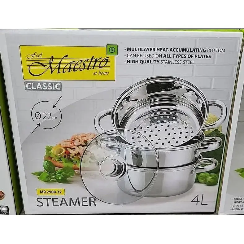 Пароварка Maestro MR-2900-22 из нержавеющей стали 4 л - фото 5