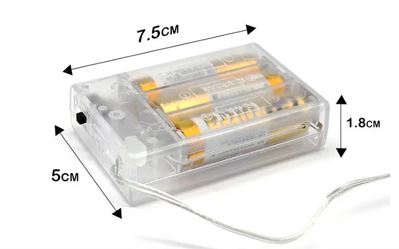 Світлодіодна гірлянда Sun Lamp Крапля Роси 200 LED, 20м тепле біле світло, батарейки 3АА - фото 3