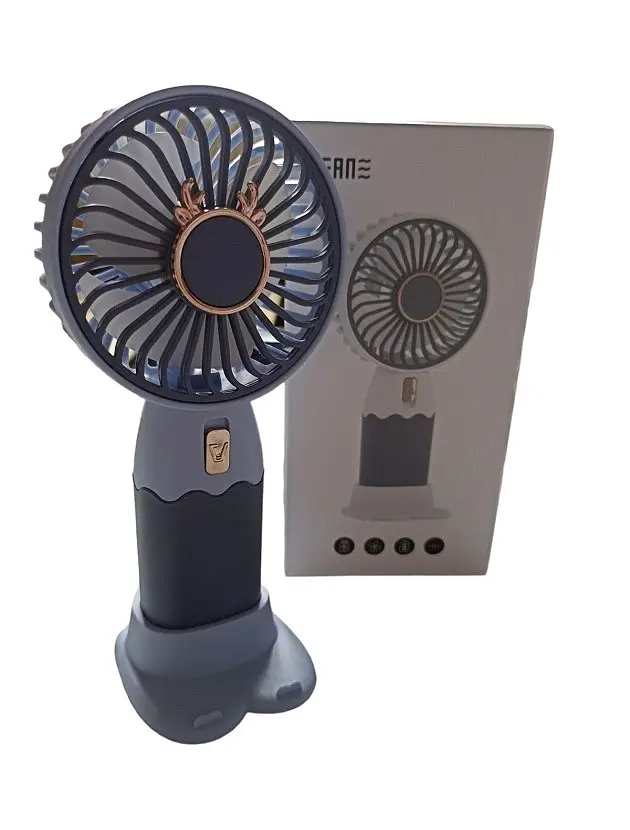 Вентилятор ручний акумуляторний Mini Fan ZB088C USB Фіолетово-бузковий - фото 4