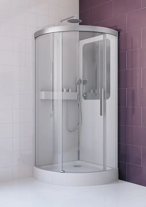 Душова кабіна AM PM Like 90x90см W80C-016-090MTA, Хром - фото 2
