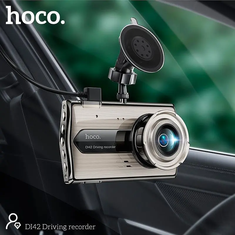 Відеореєстратор HOCO DI42 Driving recorder with rear camera (комплект із задньою камерою) - фото 7