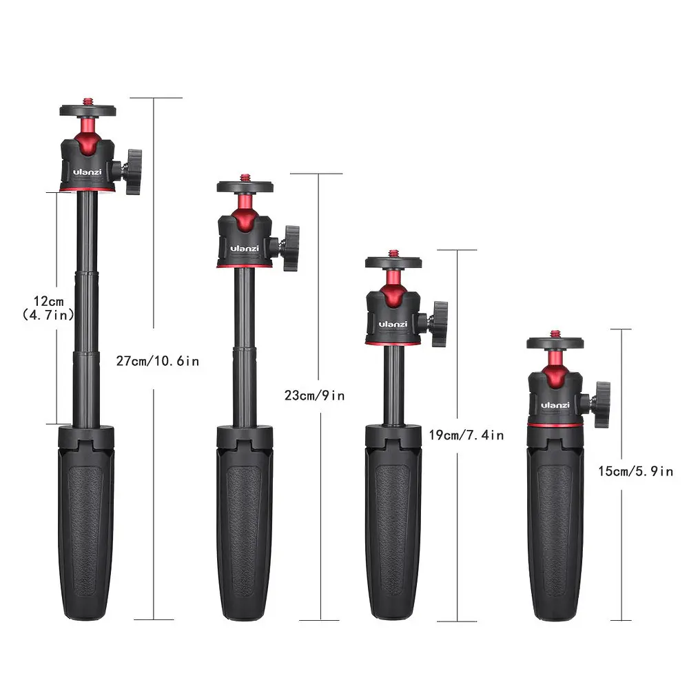 Штатив Ulanzi Vijim Mini Portable and Adjustable Desktop Tripod чорний (UV-1601 MT-08) - фото 3
