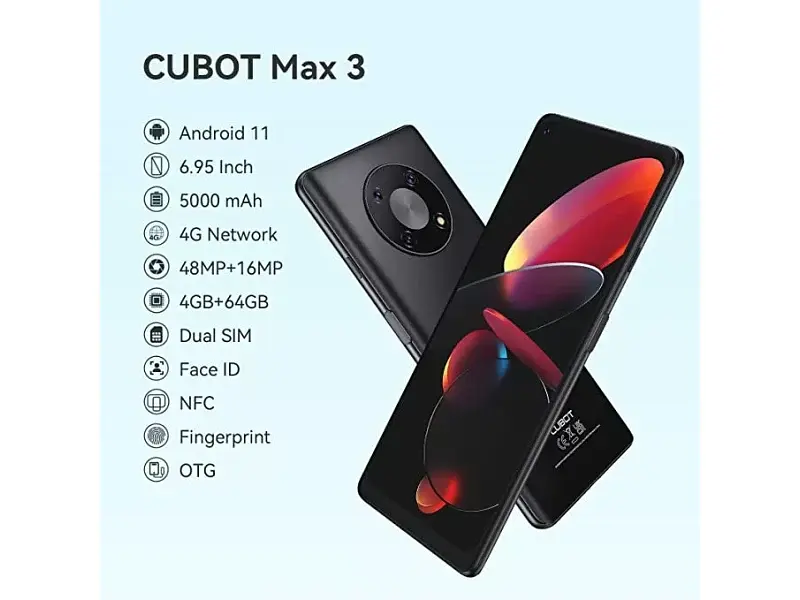 Смартфон CUBOT Max 3 4/64GB Black - фото 8