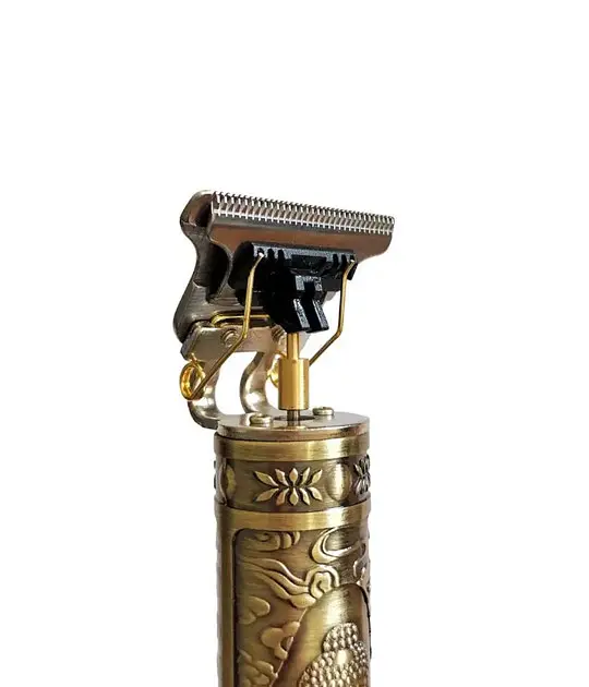 Тример акумуляторний для бороди та волосся Maxtop M98 5W Gold - фото 6