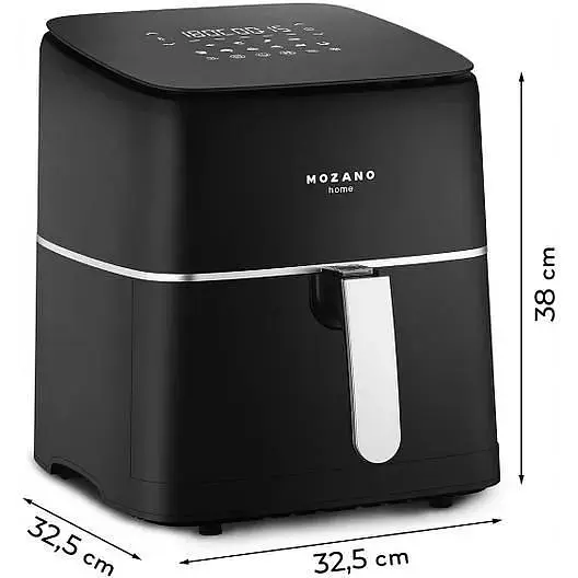 Безмасляная аэрофритюрница Mozano AGD/FRY/02#SRE мультипечь аэрогриль 1700 Вт 8 л - фото 10