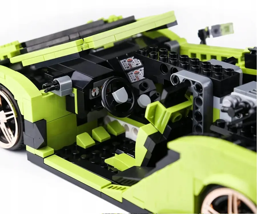 Конструктор машина MOULD KING  Lamborghini  Sian Sierne ламборджині для дітей та дорослих 1133 деталей - фото 5