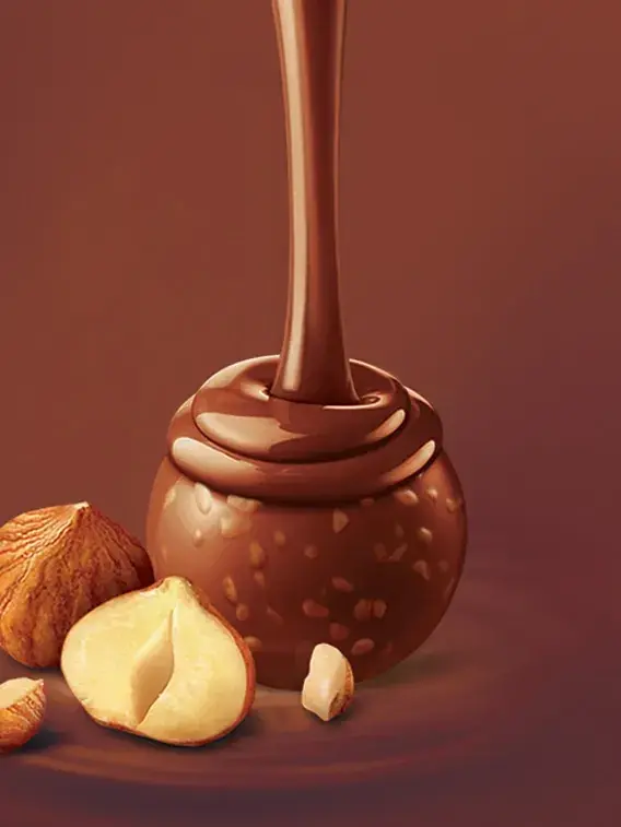 Шоколадні цукерки Lindt Lindor Hazelnut 200g - фото 2