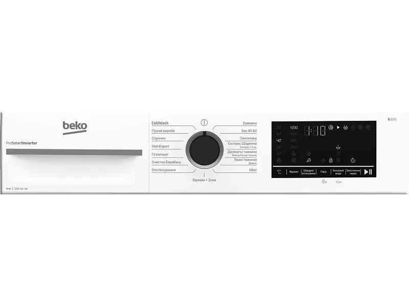 Пральна машина автоматична Beko BM3WFU46215WB - фото 7