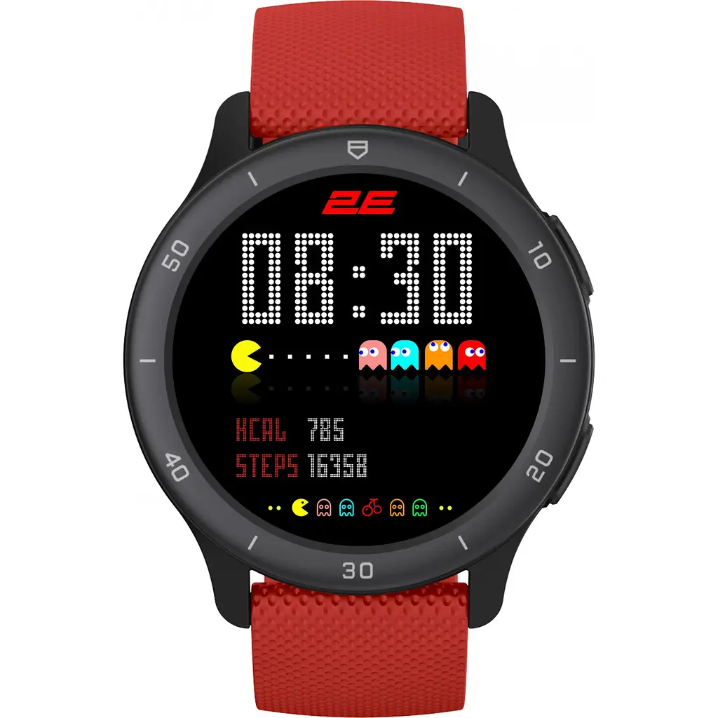 Смарт-годинник 2E Motion GT2 47mm Black-Red (2E-CWW21BKRD) - фото 4