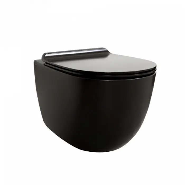 Кришка для унітаза Simas Vignoni soft-close (VI004) Black, Чорний - фото 2