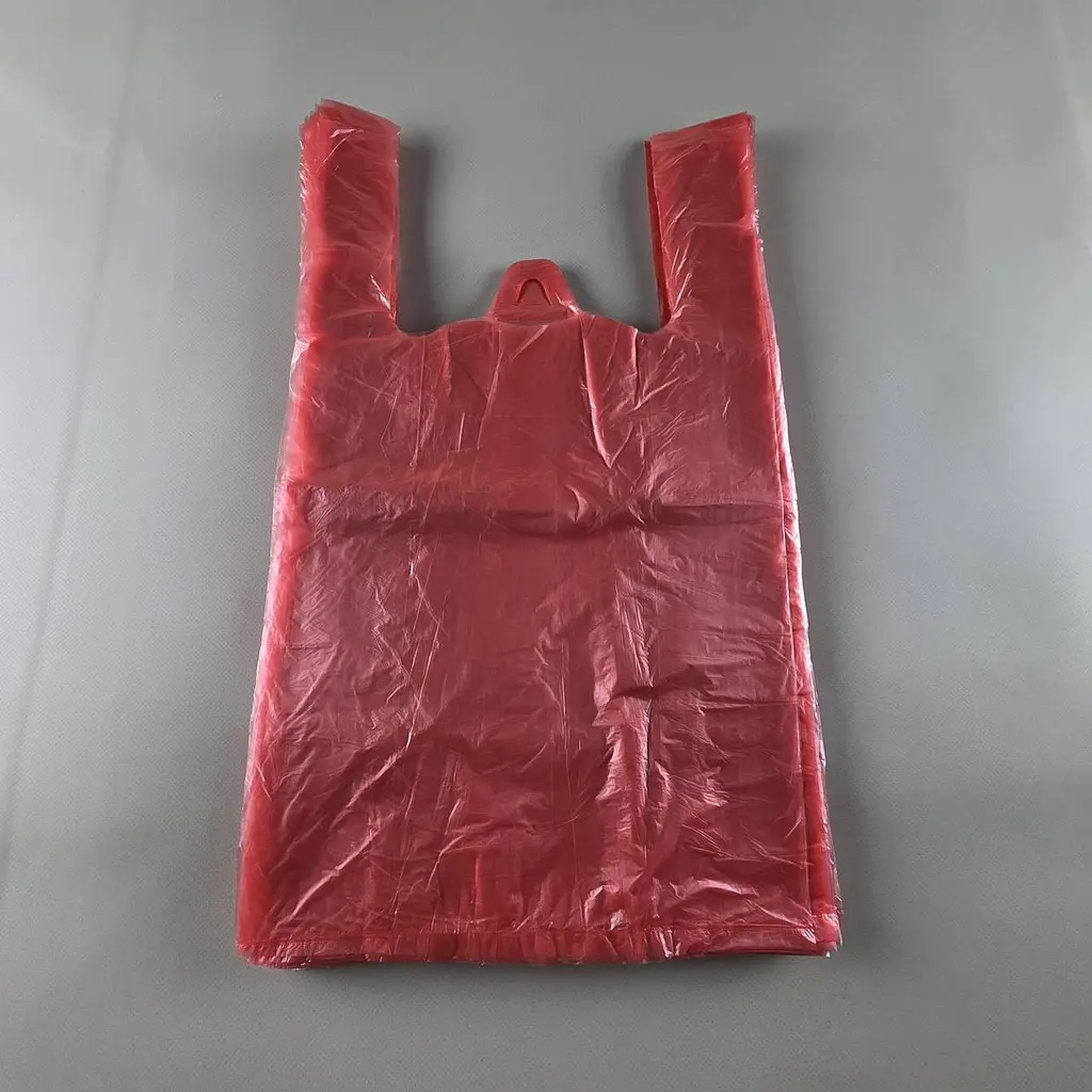 Пакети-майка фасувальні Кум червоні, 24x43 см, 100 шт, для продуктів, покупок і щоденного використання - фото 2