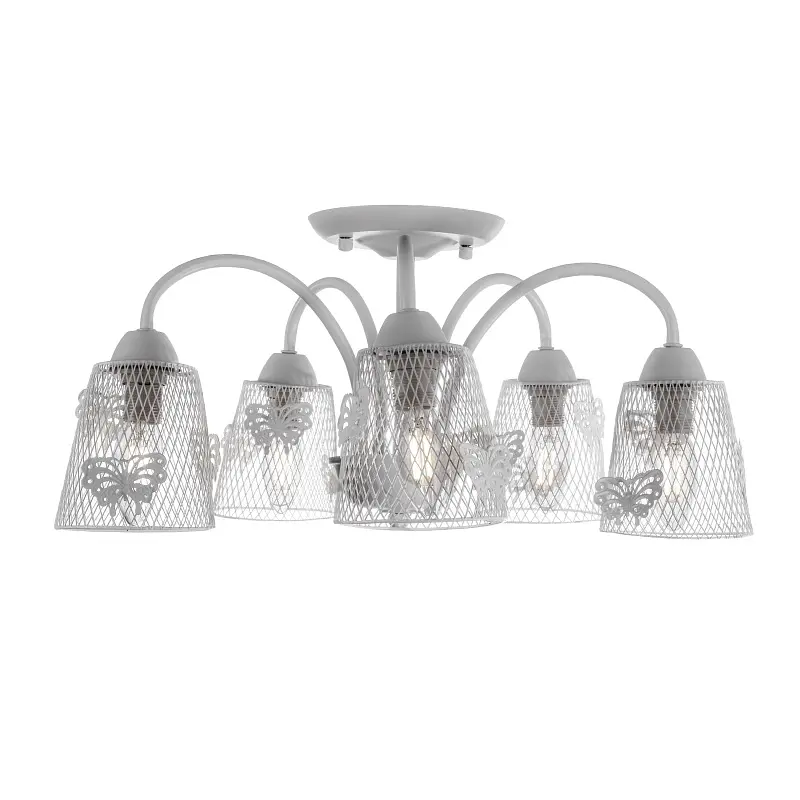 Люстра стельова Brille класична E27 60W WH (BKL-588C/5) - фото 5
