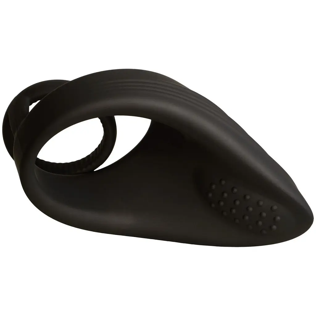 Подвійне віброкільце Nexus Enhance Vibrating Cock and Ball Ring, 10х3.25 см (чорний) - фото 3