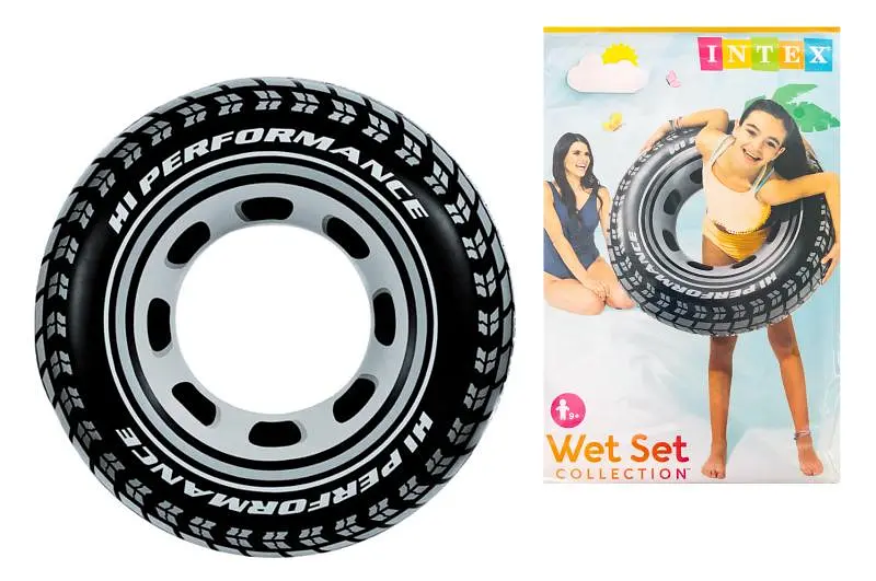 Надувне коло для плавання Шина Intex Wet Set Collection 59252 діаметр 91 см