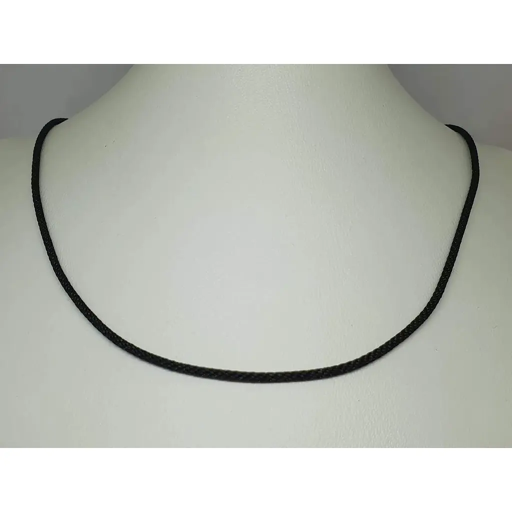 Ювелирный шелковый шнурок Tango с золотыми вставками. 950102 40 - фото 2