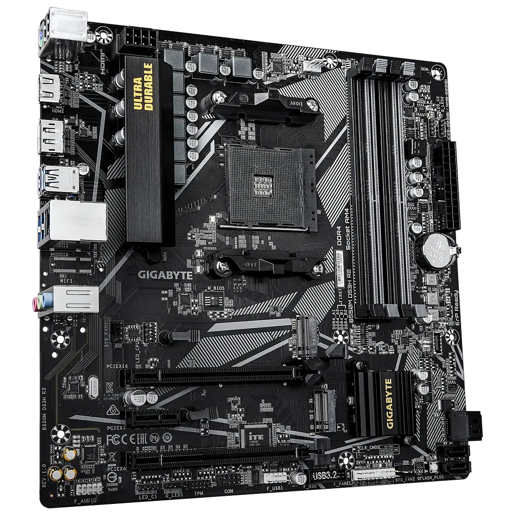 Материнська плата Gigabyte B550M DS3H R2 Socket AM4 - фото 2