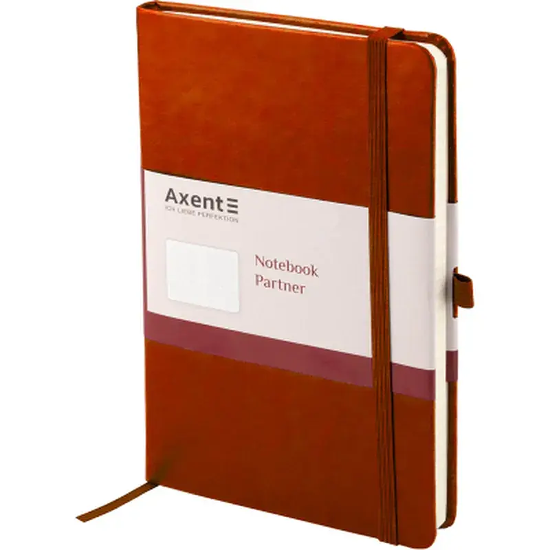Блокнот Axent Partner Lux, 125х195, 96арк, кл, коричневий (8202-19-A) - фото 2