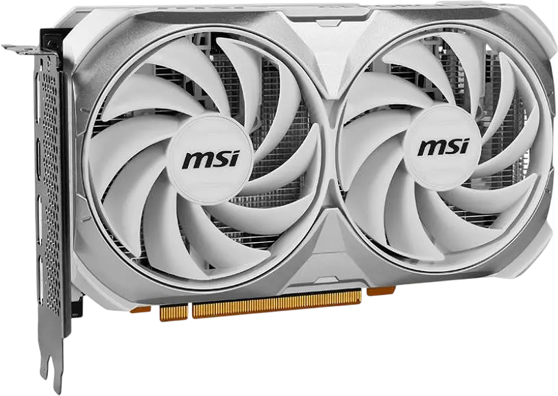 Відеокарта GeForce RTX 4060 8GB MSI Ventus 2X OC White (RTX 4060 VENTUS 2X WHITE 8G OC) Б/В - фото 2