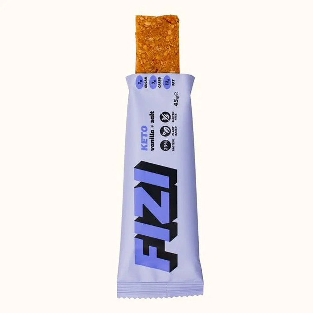 Уцінка. Набір протеїнових батончиків Fizi Кето Vanilla + Salt 10 шт. - фото 2