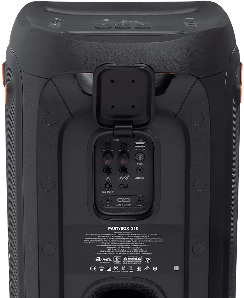 Акустическая система JBL PartyBox 310 Black (JBLPARTYBOX310EP) - фото 4