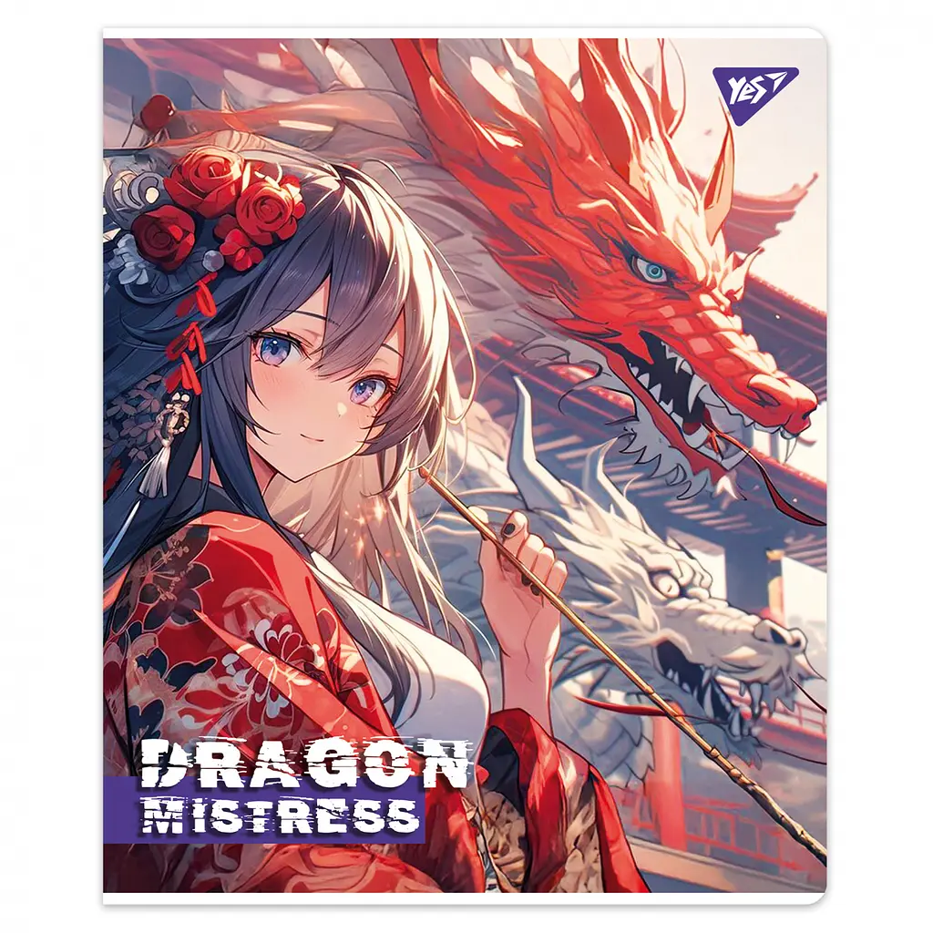 Набір зошитів для записів А5 Yes Dragon mistress 18 аркушів в лінію 10 шт. (767527) - фото 6