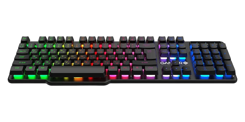 Клавіатура GamePro GK380 RGB Чорний - фото 5