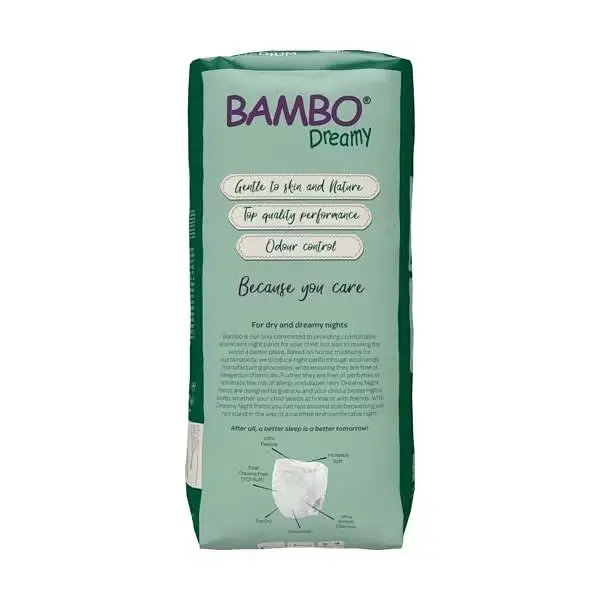Нічні ЕКО підгузки-трусики для хлопчиків Bambo Dreamy Night Pants (15-35 кг), 4-7 років. Bambo Nature (18875) - фото 7