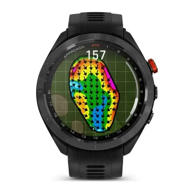 Смарт-часы Garmin Approach S70 47mm B. Ceramic Bezel w. Black S. Band (010-02746-02/12) - фото 7