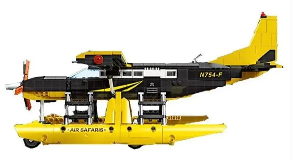 Конструктор Желтый Самолет 739 элементов - фото 8