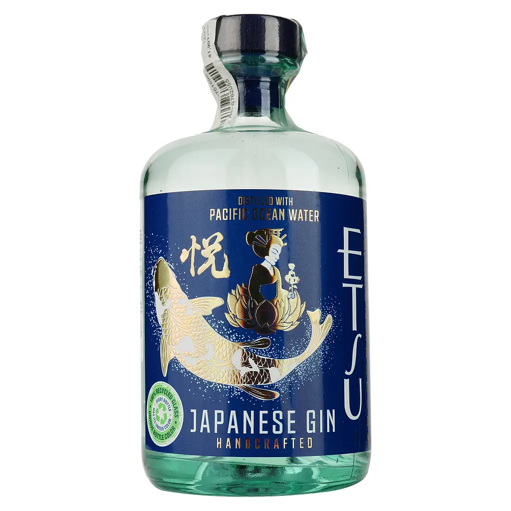 Джин Etsu Pacific Ocean Water 43% 0.7 л у подарунковій коробці - фото 2