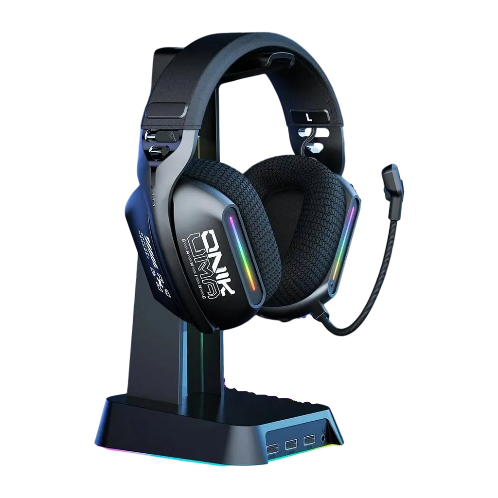 Гарнітура Onikuma GT808 Gaming Black (OK-GT808G-BK) - фото 2
