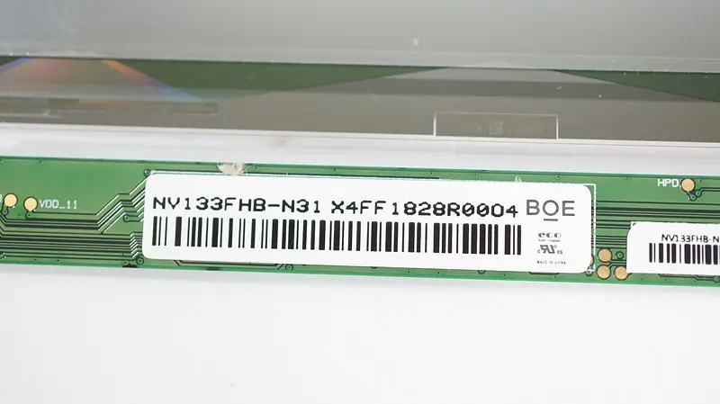 Матриця 13.3 NV133FHB-N31 1920х1080, 30pineDP LED, SLIM, глянцева, роз'єм праворуч знизу спереду для ноутбука - фото 2