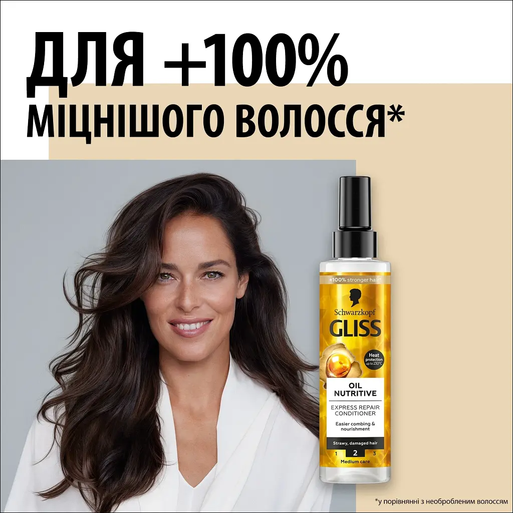 Експрес-кондиціонер Gliss Oil Nutritive для сухого та пошкодженого волосся 200 мл - фото 10