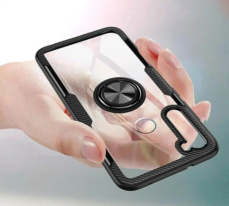 Чохол Primolux Ring Magnetic Stand для Xiaomi Redmi Note 8 Black - фото 4