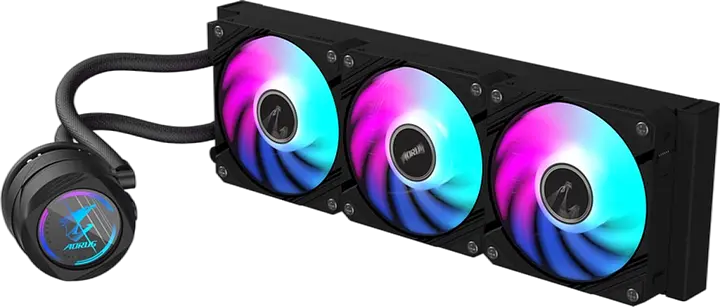 Водяне охолодження Gigabyte Aorus WaterForce II 360 ARGB Black (AORUS WATERFORCE II 360) - фото 2