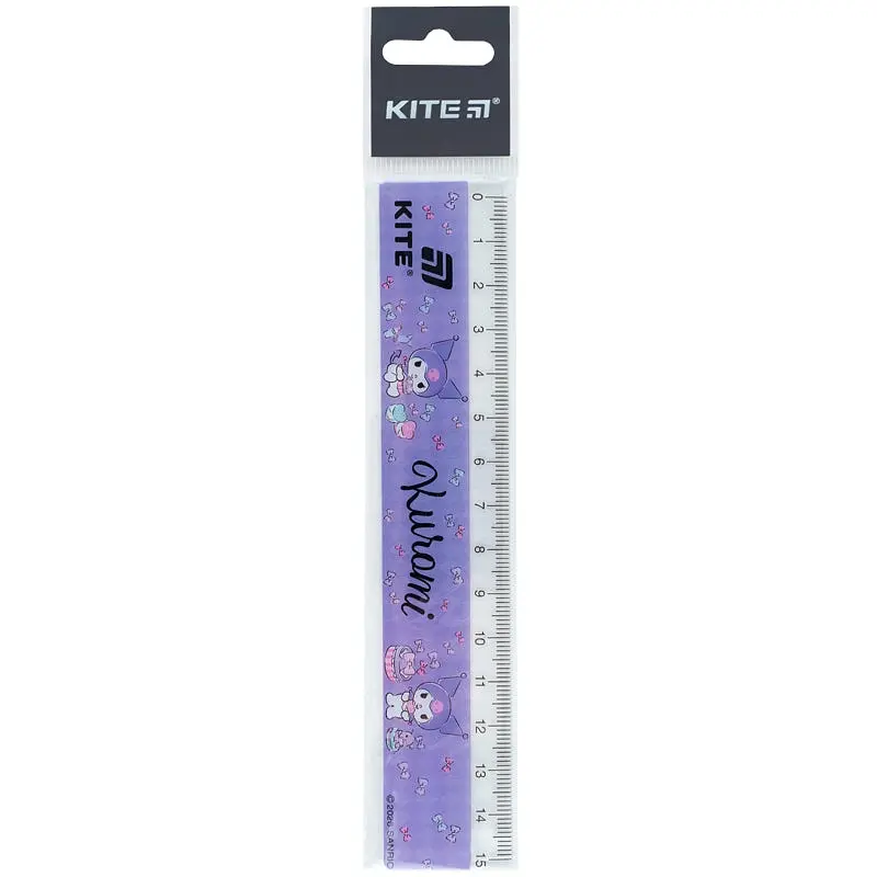 Лінійка пластикова Kite Kuromi 15 см HK-1 (HK26-090-1) - фото 2