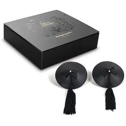 Пестіс Bijoux Indiscrets Burlesque pasties Original Black - фото 3