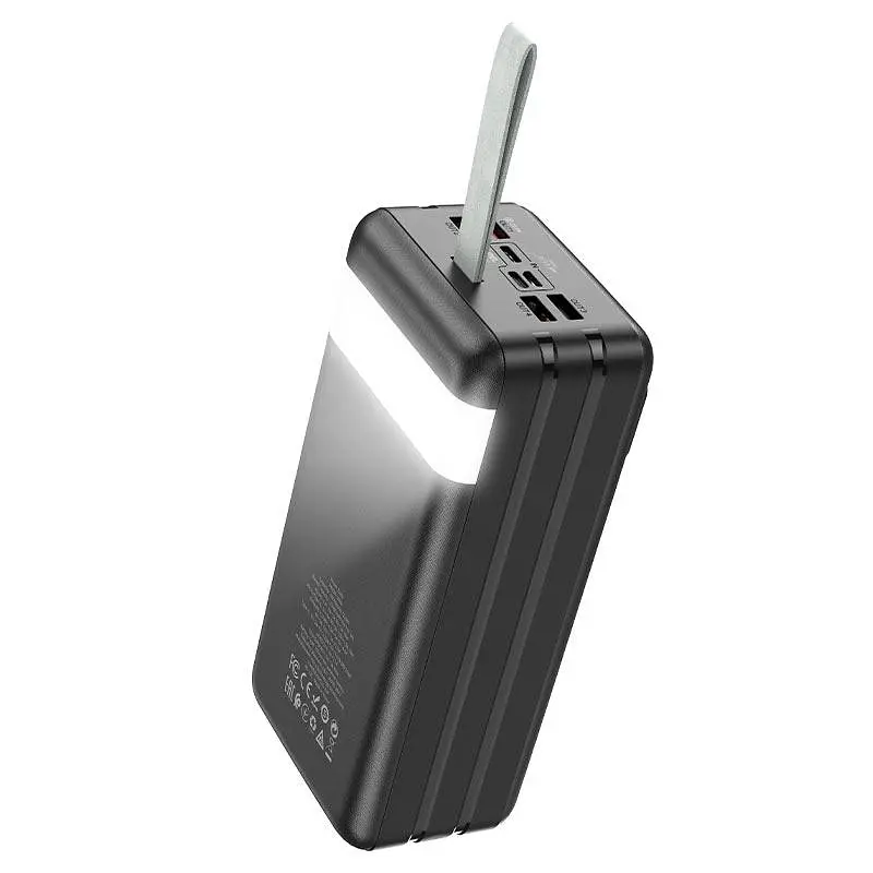 Зовнішній акумулятор Hoco J86B Electric Power Bank 60000 mAh чорний - фото 2
