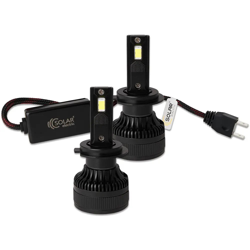 Автолампа Solar LED H7 12/24V 100W 9000 Lm 6500K CSP3570 2 шт. (8607S2) - фото 4