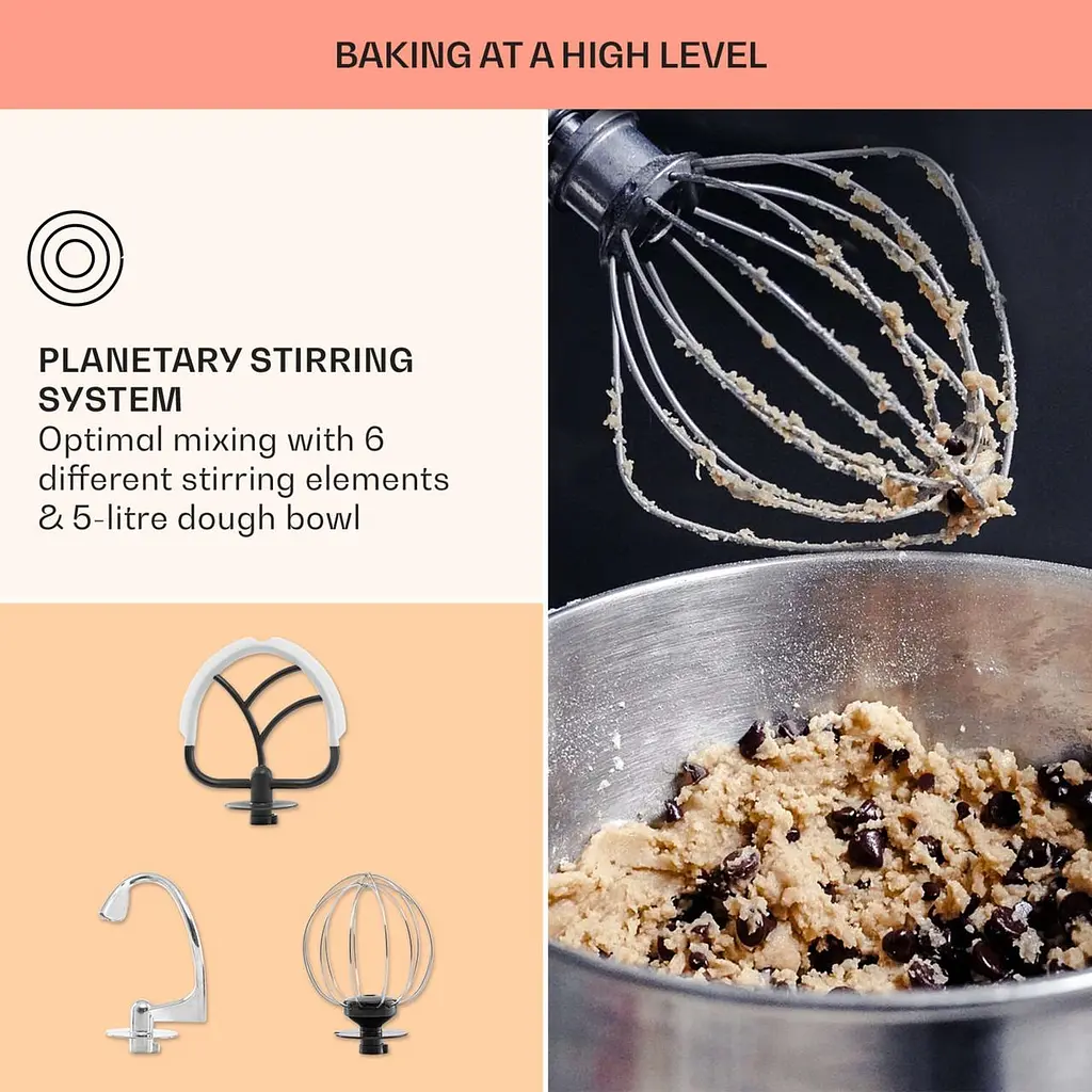 Кухонный комбайн тестомисс Klarstein Bella Elegance (10034364) - фото 5