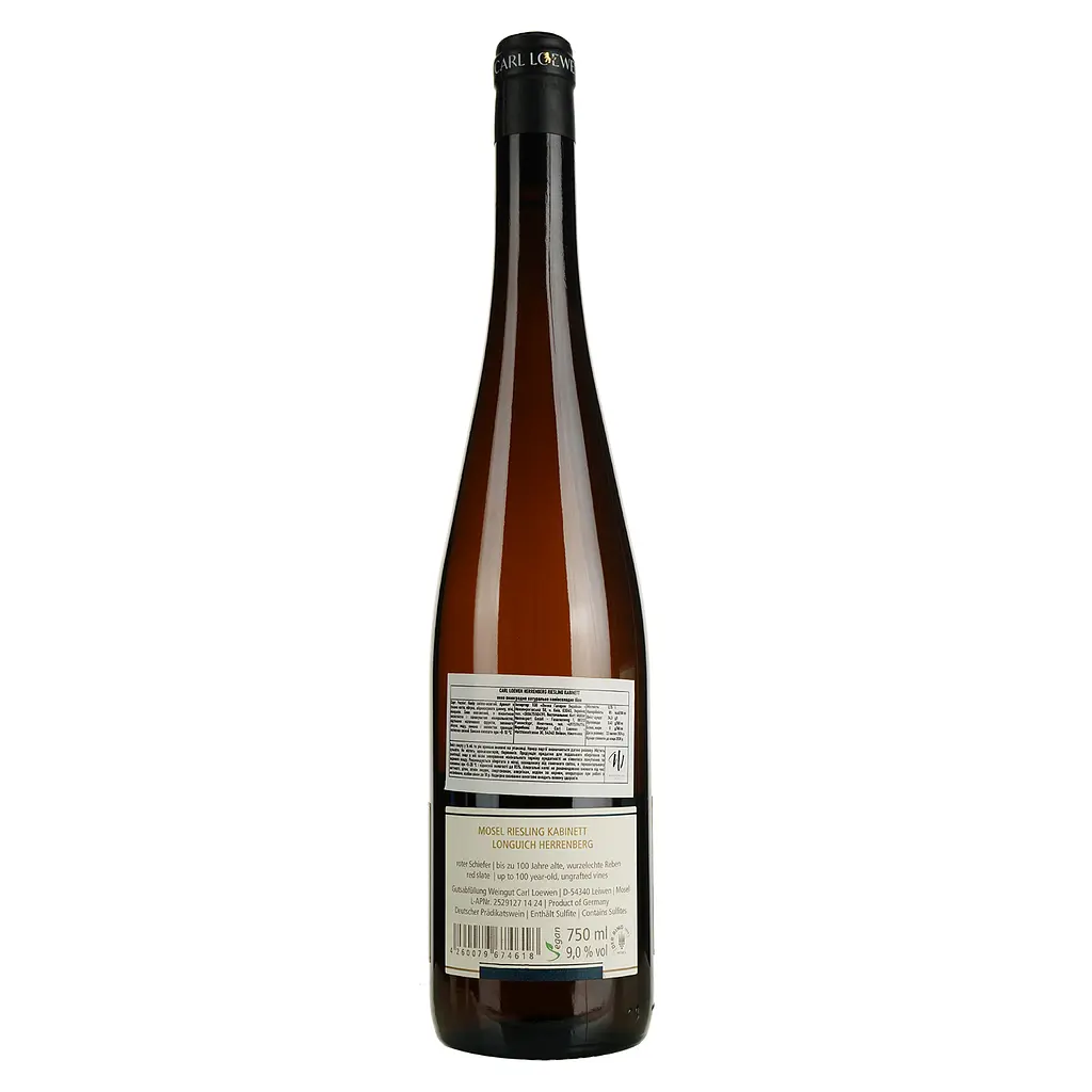 Вино Carl Loewen Herrenberg Riesling Kabinett белое полусладкое 0.75 л - фото 2