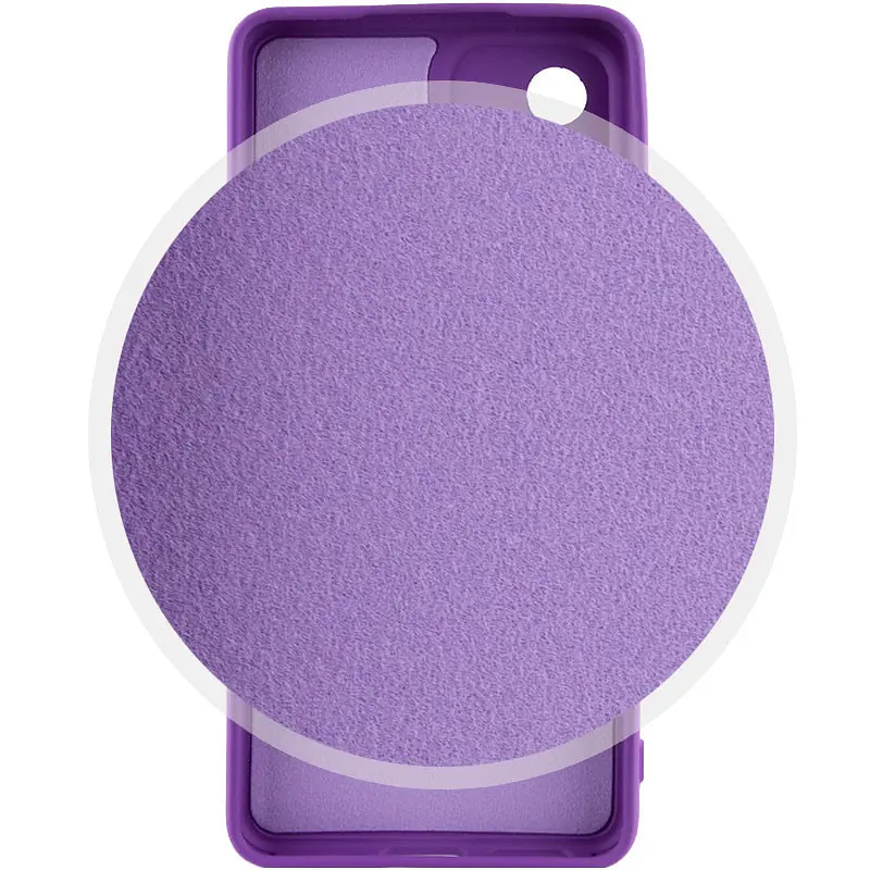 Чохол Silicone Cover Lakshmi Full Camera (A) для TECNO Spark 10 Фіолетовий / Purple - фото 3