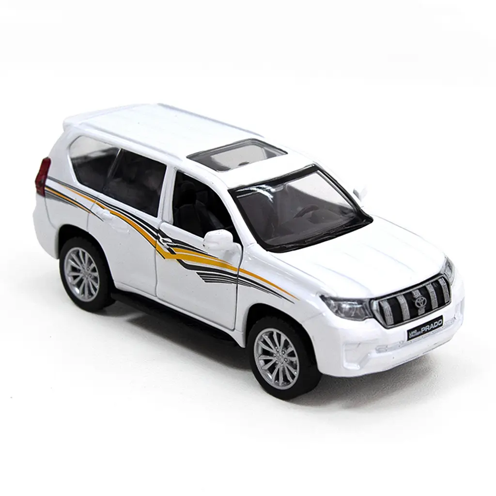 Автомодель TechnoDrive Toyota Land Cruiser біла (250277) - фото 7
