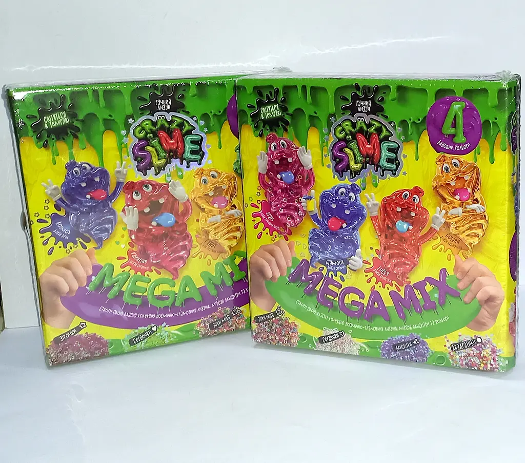 Детский набор для проведения опытов "Crazy Slime 4в1" SLM-03-01U Danko Toys Микс - фото 2