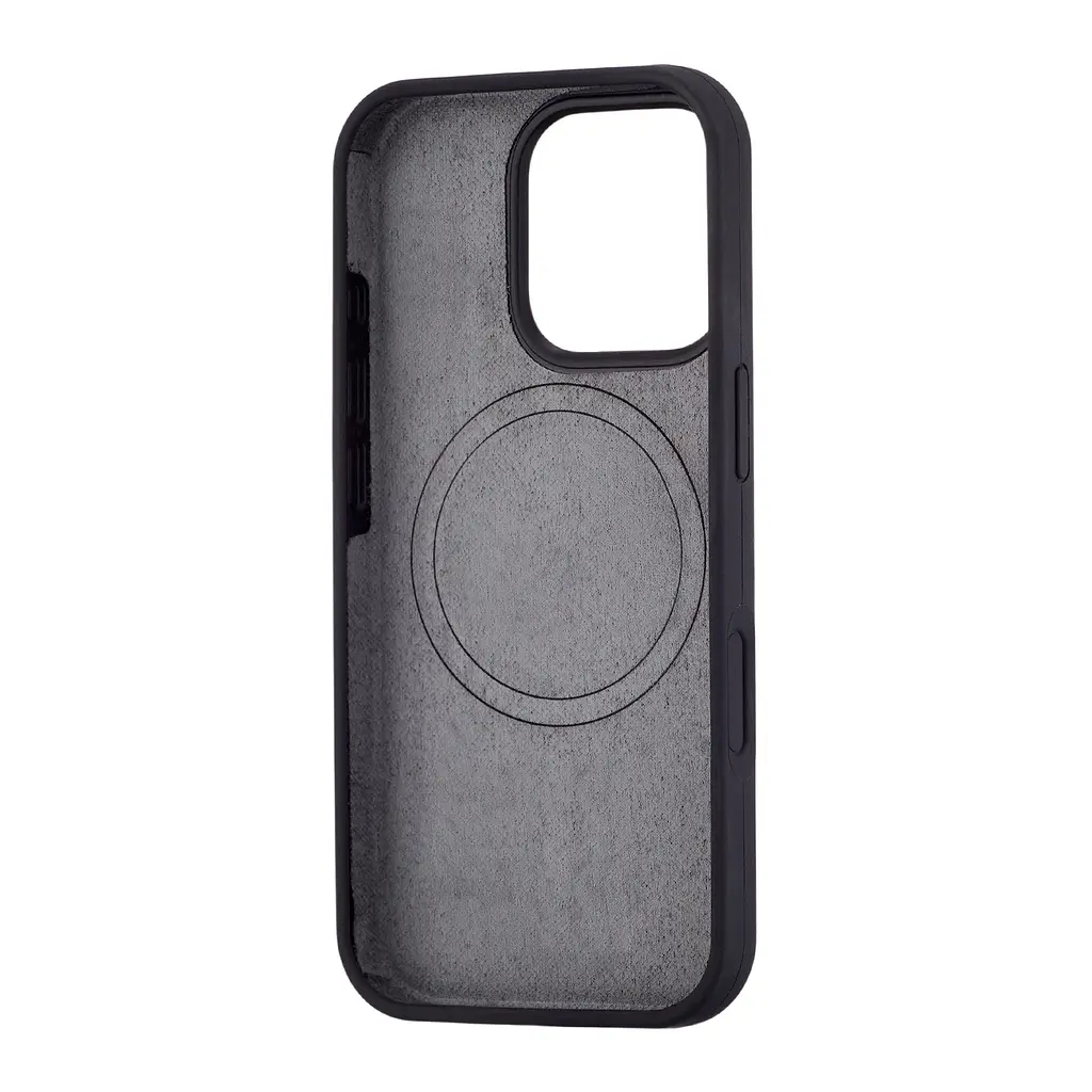 Чохол Silicone Case Full Cover with MagSafe iPhone 16 Pro Black - фото 2