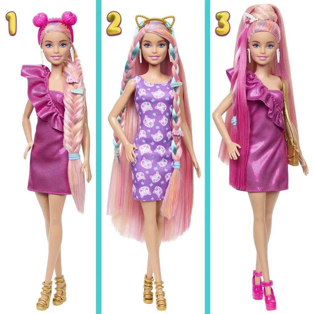 Игровой набор Barbie Удивительные прически (JDC85) - фото 9