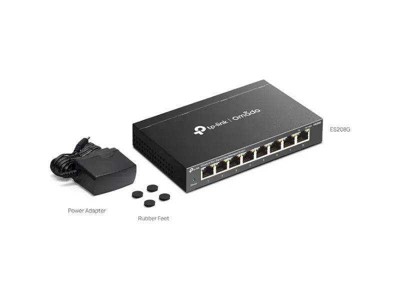 Комутатор TP-LINK Omada ES208G - фото 5