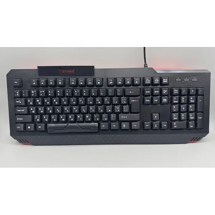 Клавіатура дротова XSTRIKE X-1022, RGB підсвічування, USB, 105 клавіш, чорна - фото 3
