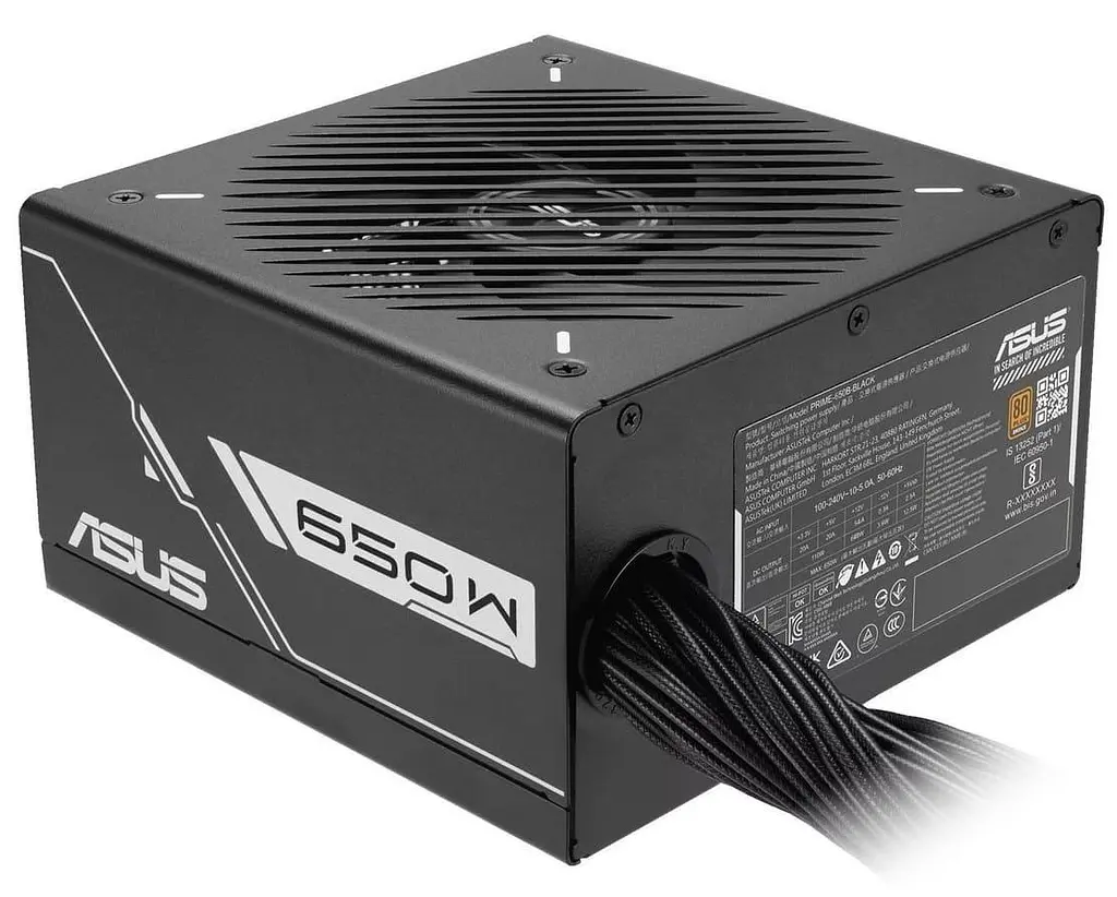 Блок живлення ASUS Prime 650W 80+ Bronze (90YE00Y1-B0NA00) Black - фото 3